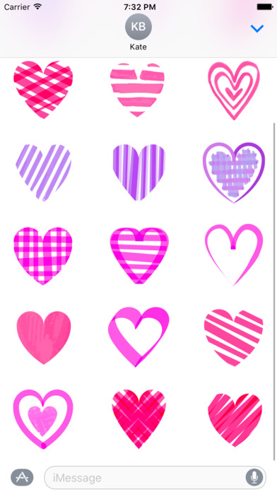 Highlighter Drawn Hearts screenshot 3