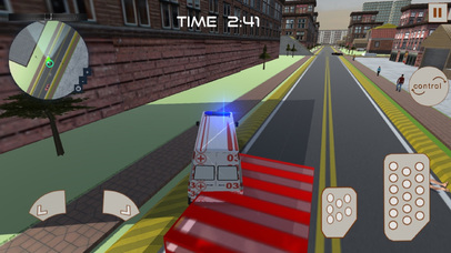 Ambulance Rescue : 3D Simulation Game 2016 screenshot 2