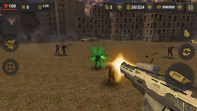 掌上打枪游戏：现代单机版丧尸围城战争 screenshot 2