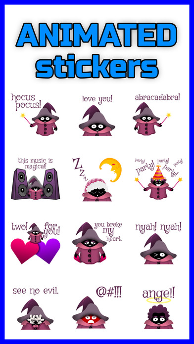 Wizard Animated Stickers screenshot 2