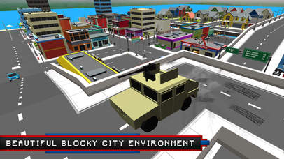 Blocky Police Super Heroes screenshot 2