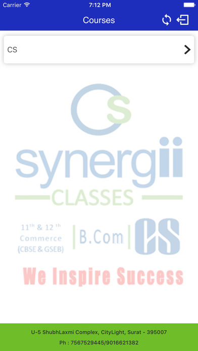 Synergii Classes screenshot 2