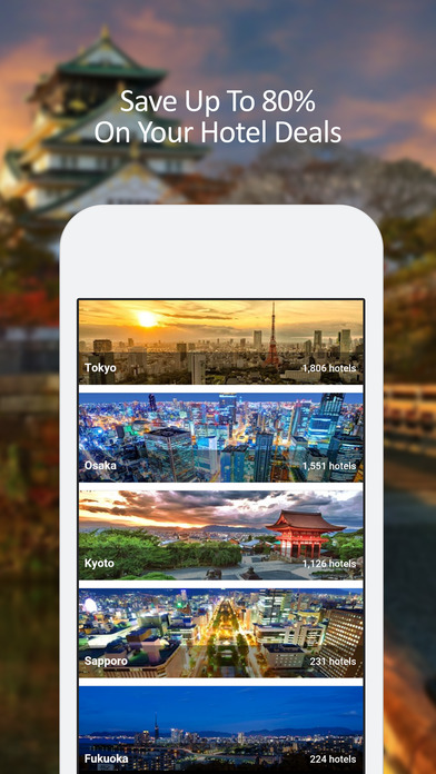 Japan Budget Travel - Hotel Booking Discount screenshot 2