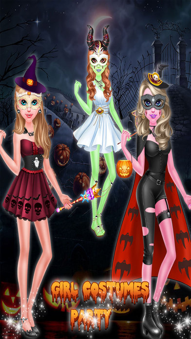 Halloween Makeup Game - Scary Girls Costume Party screenshot 4