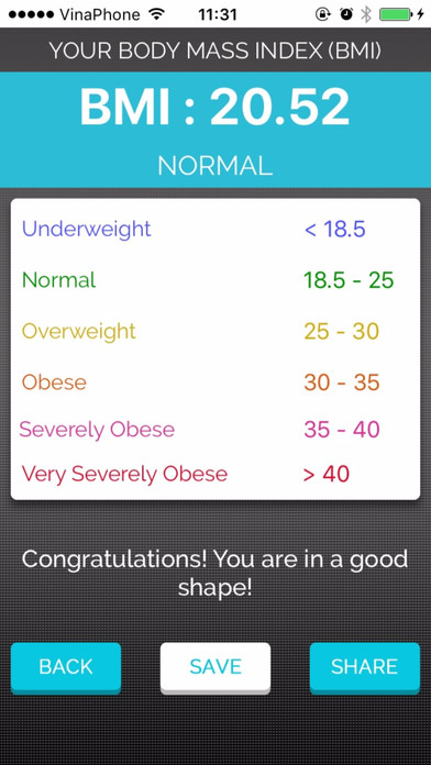 BMI Calculator & Tracker screenshot 3