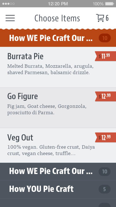 Pie Craft Pizza Bar screenshot 3