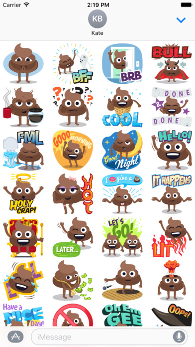 Happy Poo: Stickers by EmojiOne screenshot 4