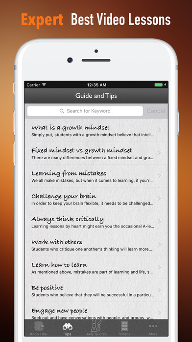 Growth Mindset Handbook-Students Guide and Tips screenshot 3