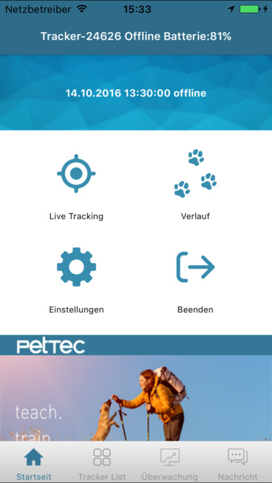 PetTec GPS screenshot 2