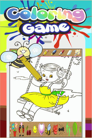 Coloring Pages Little Girls Version screenshot 2
