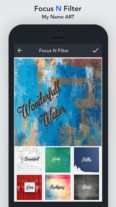 Focus n Filter - Name Art screenshot 3