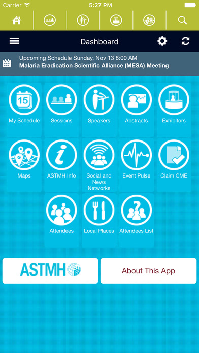 ASTMH 65th Annual Meeting screenshot 2