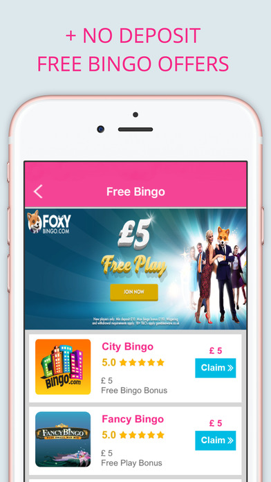 Bingo Offers UK - Best FREE No Deposit Bonus Codes screenshot 2