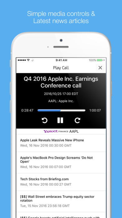 Borsa - Listen to Earnings Calls screenshot 2