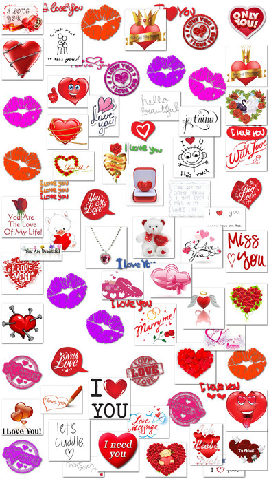 Love Stickers and Emoticons for iMessage screenshot 2