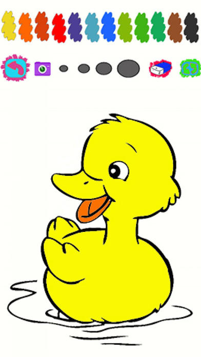 Kids Game Duck Coloring Version screenshot 2