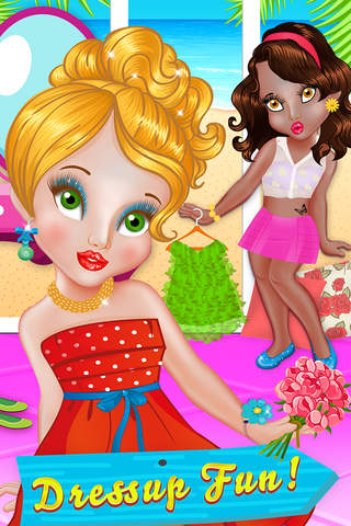 Fashion Go Fever - Teen Beach Party Dress up Game screenshot 2