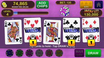 Screenshot 1 Video Poker Jackpot! — The original and best.