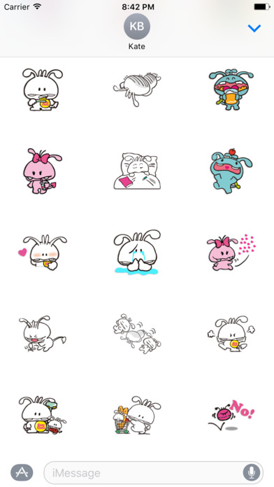Shiro The Rabbit - Thanksgiving day stickers pack screenshot 3