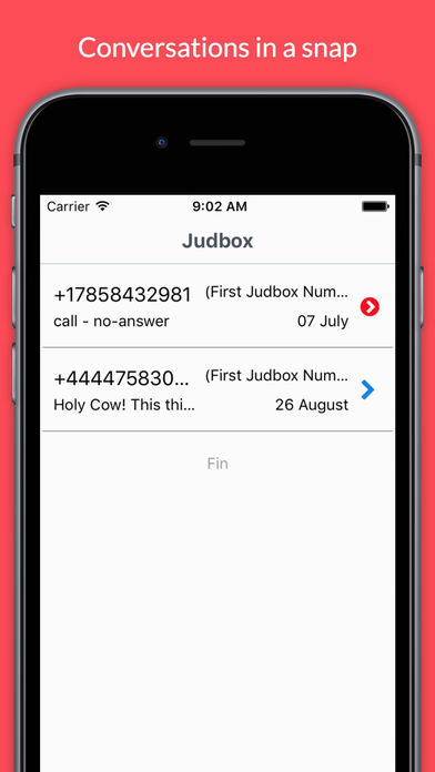 Judbox - Small business phone line in seconds screenshot 2