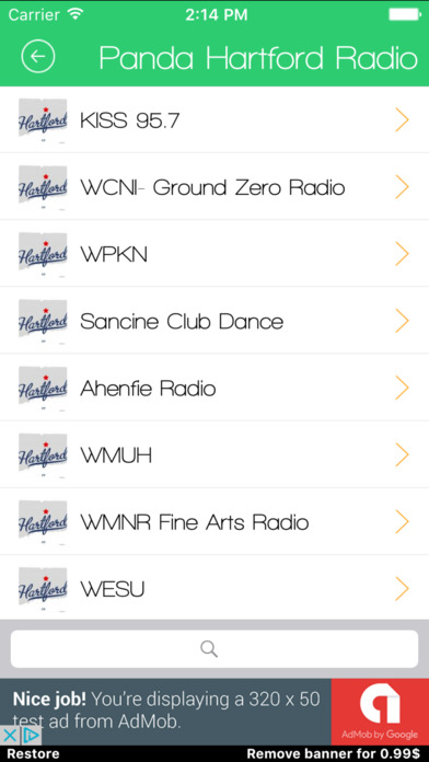 Panda Hartford Radio - Only the Best Stations screenshot 2