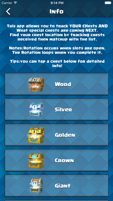 Chest Tracker for Clash Royale - Chest Circle screenshot 3