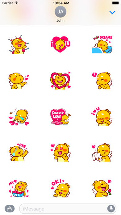 Golden Cupid Sticker screenshot 2