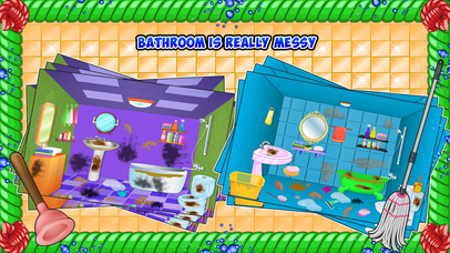 Bathroom Cleaning Girl - Cleanup & Washing Game screenshot 3