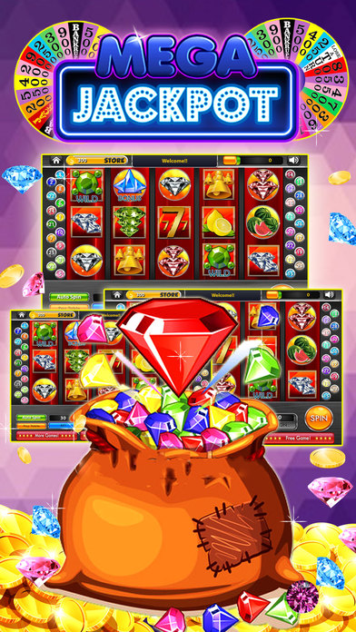 Diamond Bonanza Slot Machines – Down town Deluxe screenshot 3