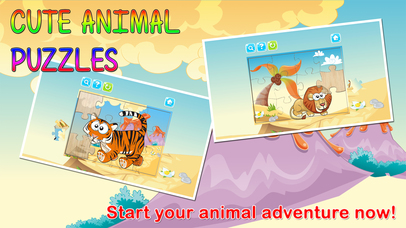 Animal Jigsaw Puzzles Educational Games for Kids screenshot 3
