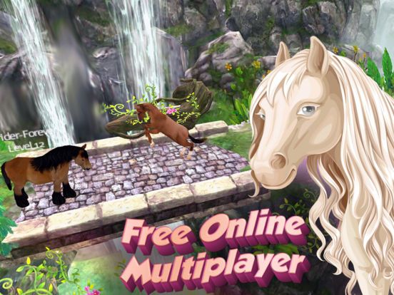 Screenshots of Horse Quest Online 3D Simulator - My Multiplayer Pony Adventure for iPad