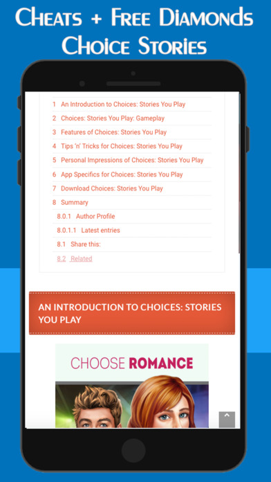 Cheats For Choices Stories You Play - Free Diamond screenshot 3