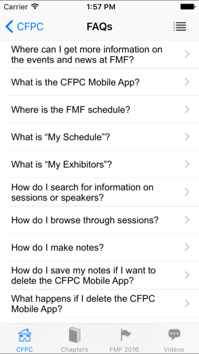 CFPC Mobile App screenshot 3