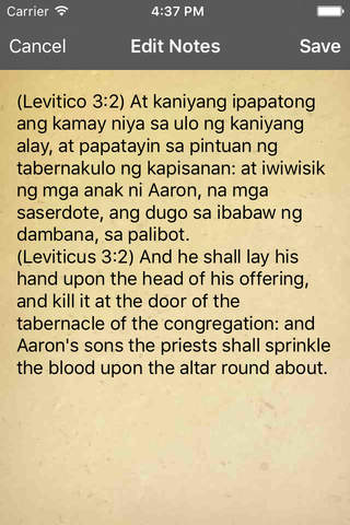 Tagalog KJV English Bible screenshot 4