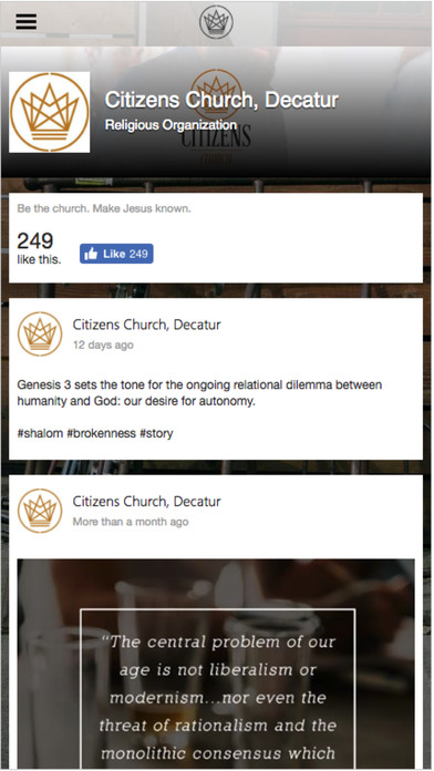 Citizens Church screenshot 2