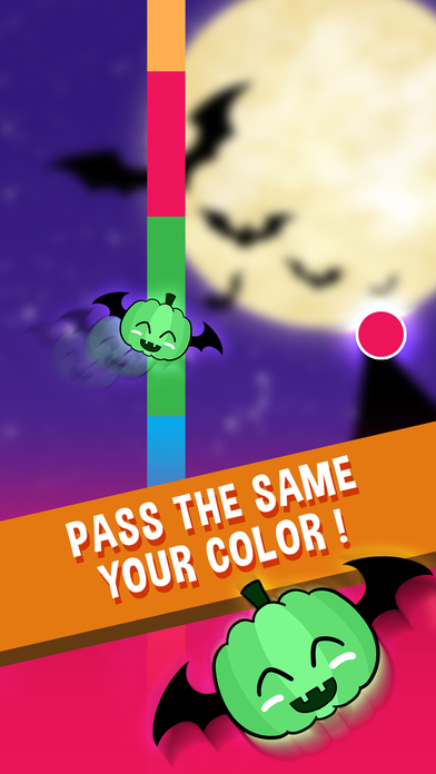 HalloWeen Colors Flappy Pumpkin Bats - Flying GO! screenshot 3