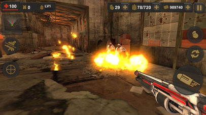 Zombie Walking 3D:The Dead Frontier Shooting Games screenshot 3