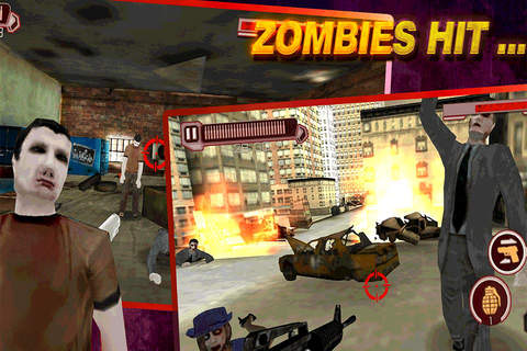 Zombie Sniper 3D 3: 2016 new action shooting games,fight for survive,play for free screenshot 2