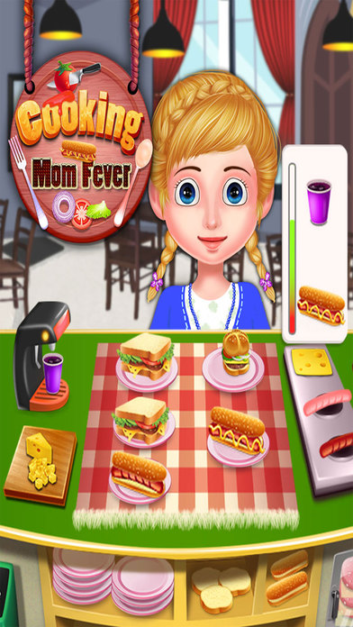Cooking Mom Fever - how to make burgers screenshot 2