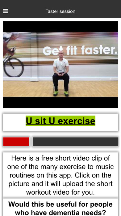 U sit U Exercise App screenshot 2
