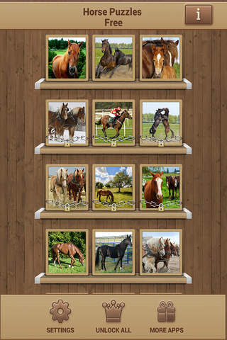 Horse Jigsaw Puzzles - Brain Training Games screenshot 2