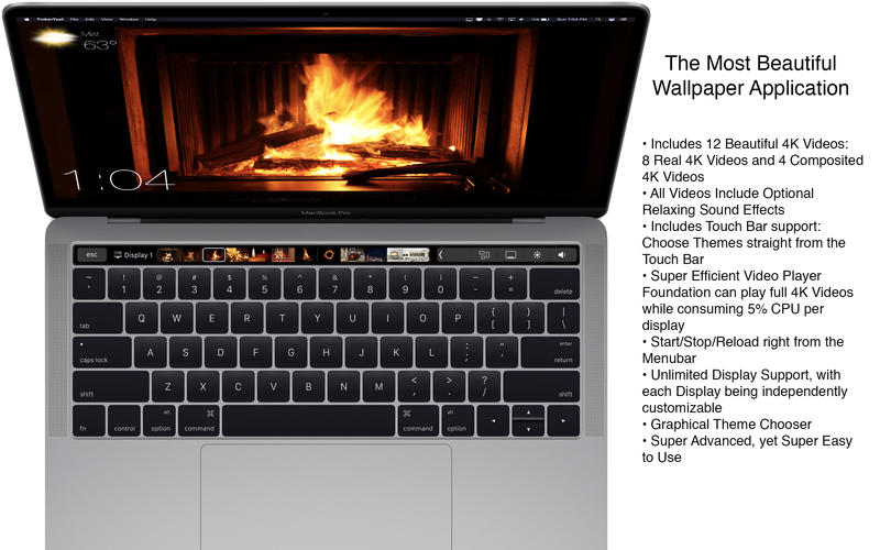 Fireplace 4K Screenshot