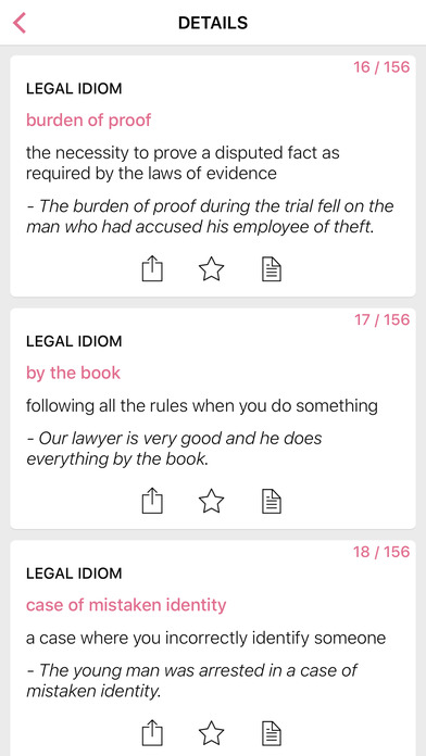Love Legal idioms in English screenshot 2