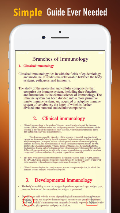Immunology Study Guide-Glossary and Cheatsheet screenshot 2