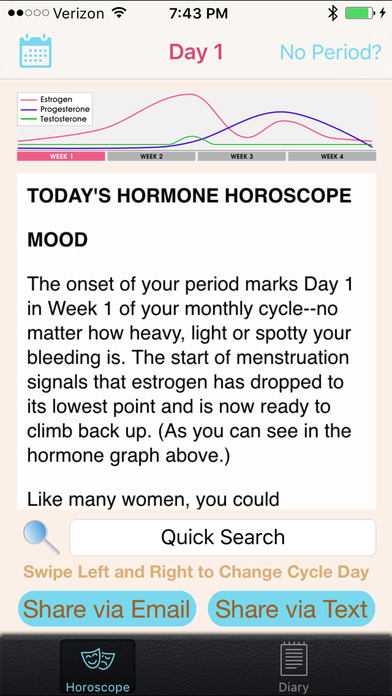 Hormone Horoscope Pro screenshot 2