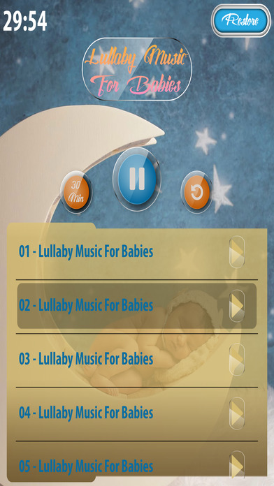 Lullaby Music for Babies & White Noise Sound.s App screenshot 3