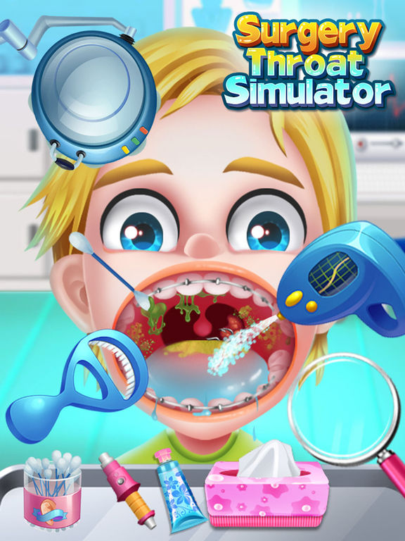 Throat Surgery Simulator - Free Doctor Game для iPad