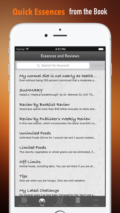 Quick Wisdom from Eat to Live|Weight Loss Guide screenshot 3