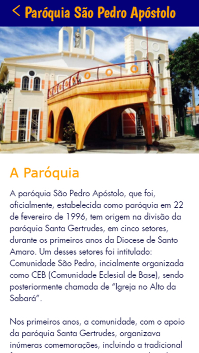 Paróquia São Pedro Apóstolo screenshot 3