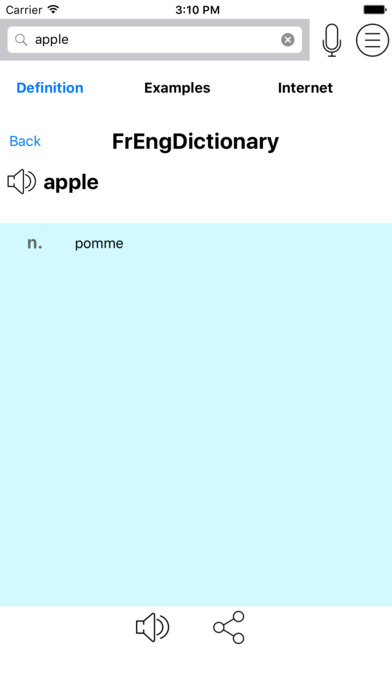 French English Dictionary - FrEngDict screenshot 2